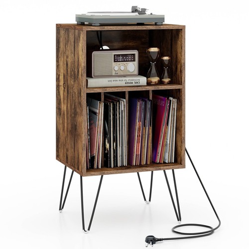 Record player stand - record,
