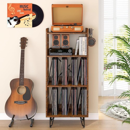Record player stand tier - record,