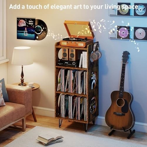 Record player stand tier - stand,, 4-tier