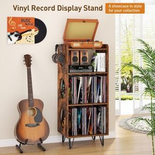 Record Player Stand, 4-Tier