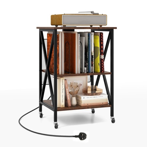 Gymax record player stand - player,
